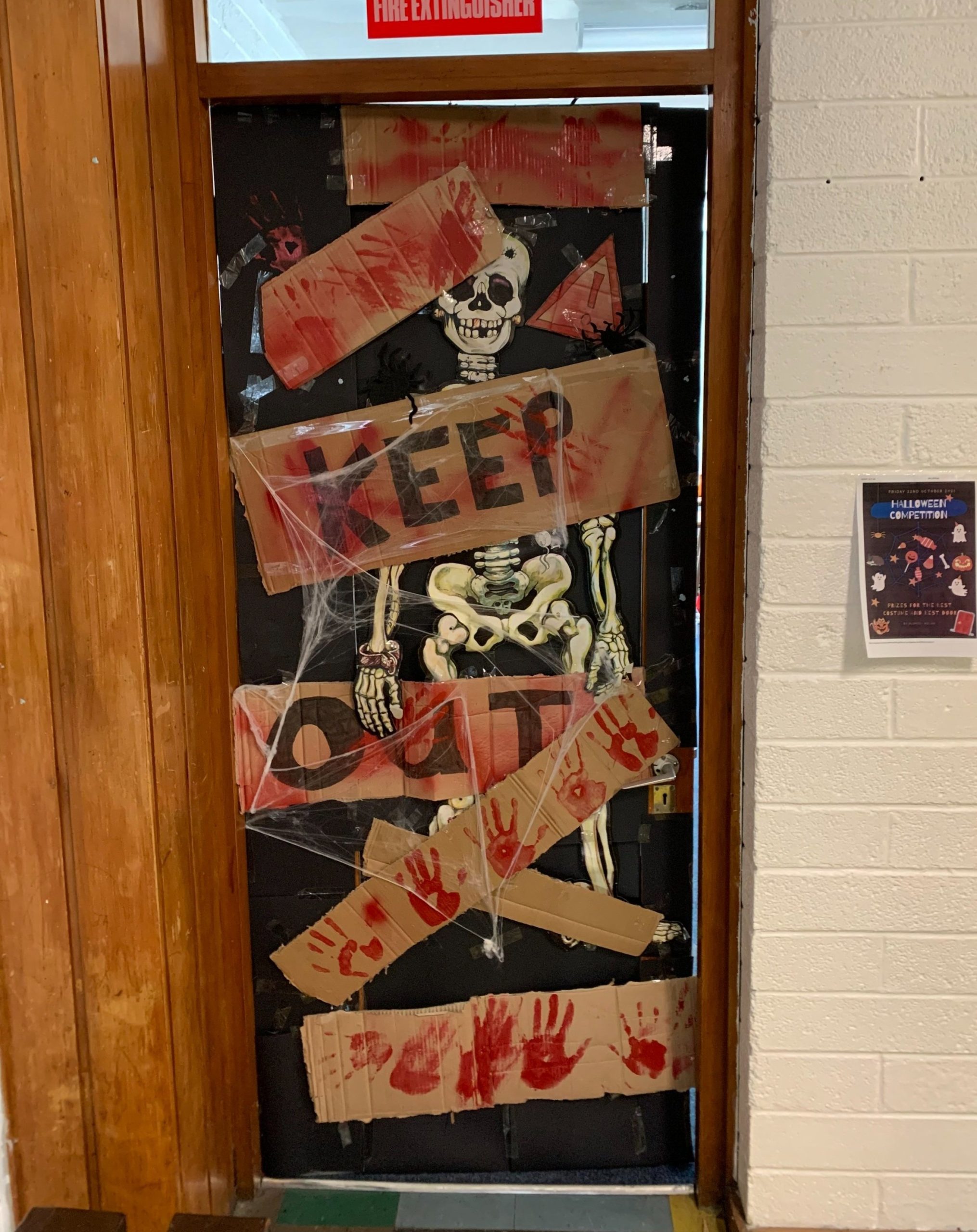 halloween door decorating contest