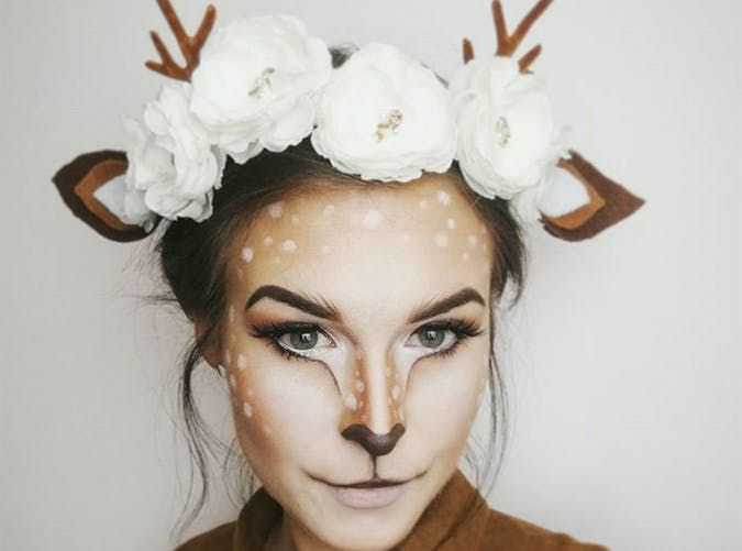 Deer makeup Halloween: A tutorial you can definitely learn!插图9