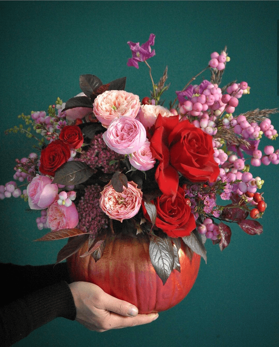 halloween floral arrangements