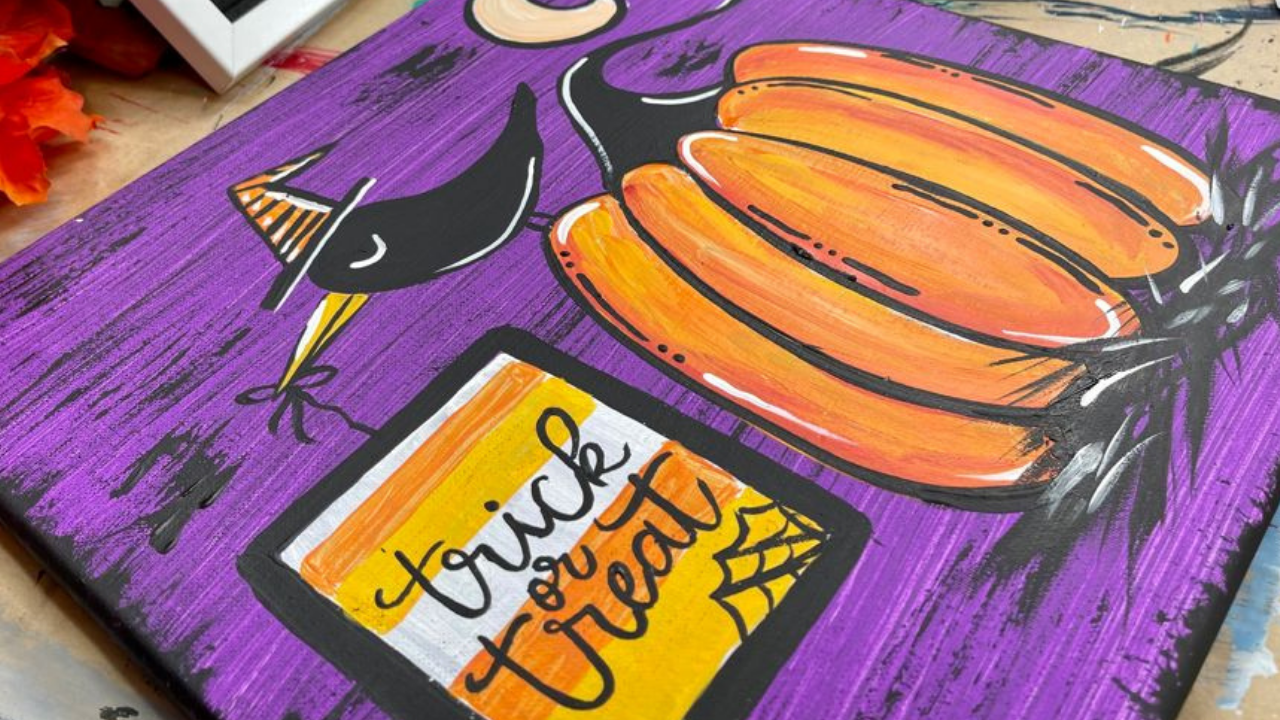 halloween painting ideas