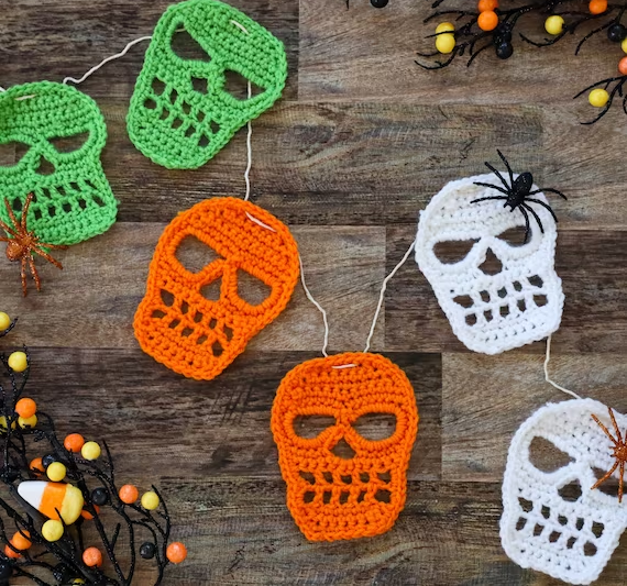 crochet halloween decoration