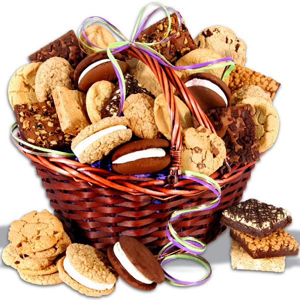 Assorted Baked Goods Basket consumable christmas gift ideas