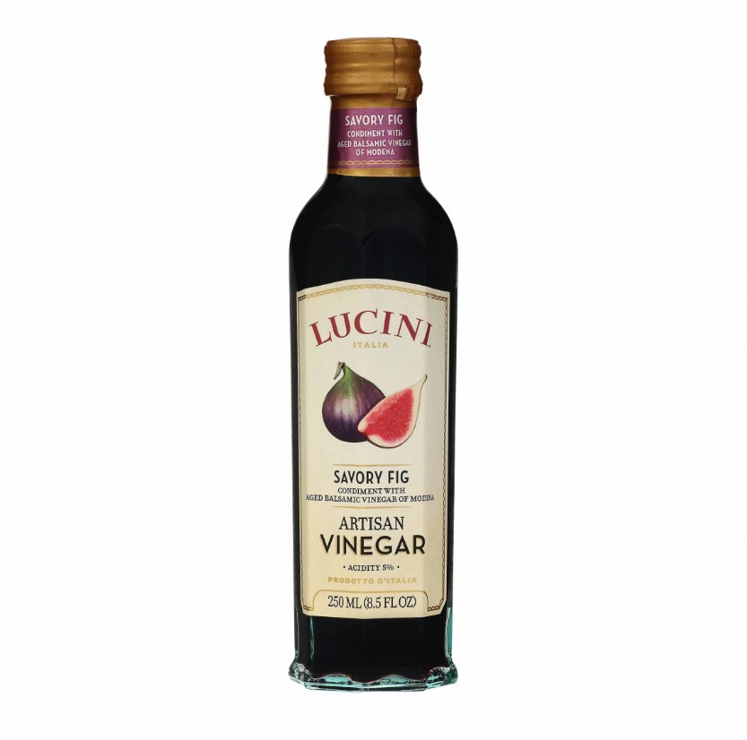 consumable christmas gift ideas Lucini Italia Savory Fig Balsamico Artisan Vinegar