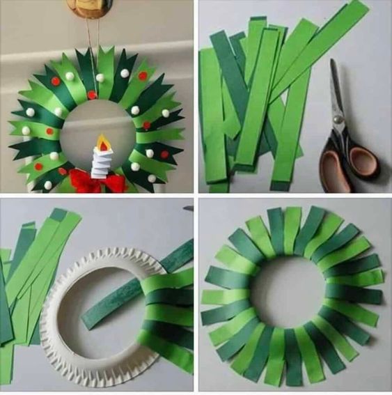 Paper Garland christmas parent gifts from preschoolers