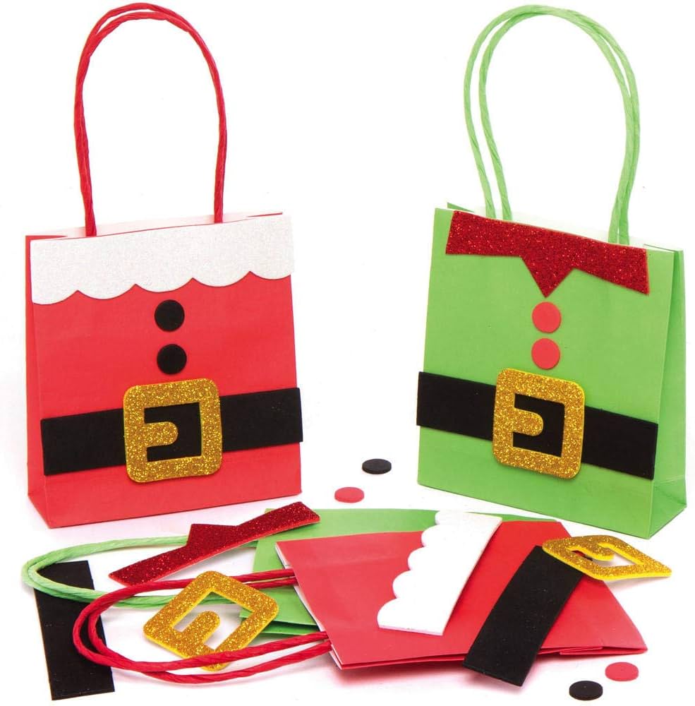Santa Paper Bag holiday gift bag ideas